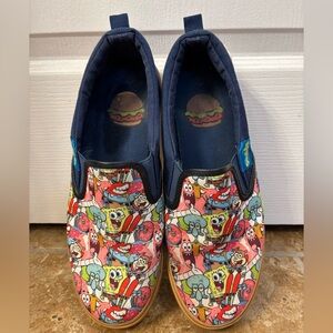 Men’s SPONGEBOB Slip-On Shoes Size 11